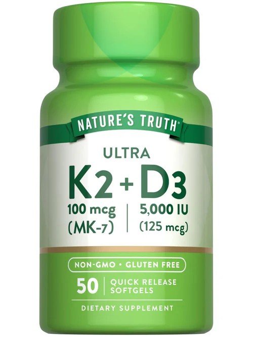 Vitamina D3 + K2 Natures Truth 1 Vitamina D3 + K2 Natures Truth