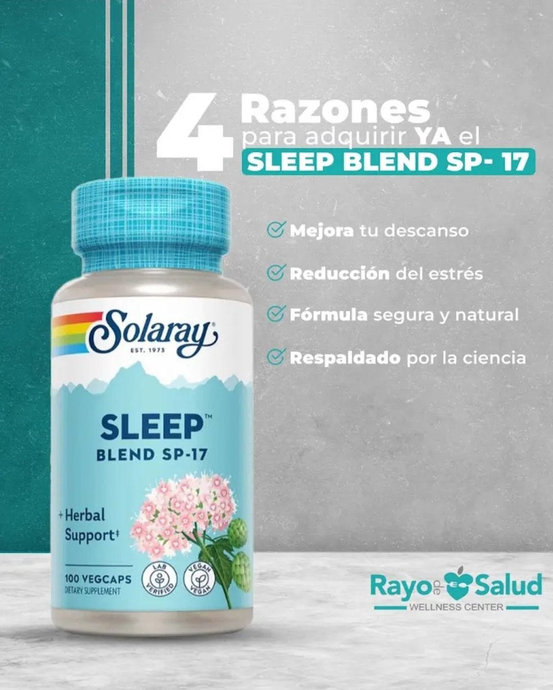Sleep Blend SP-17 para insomnio 4 Sleep Blend SP-17 para insomnio - Imagen 4