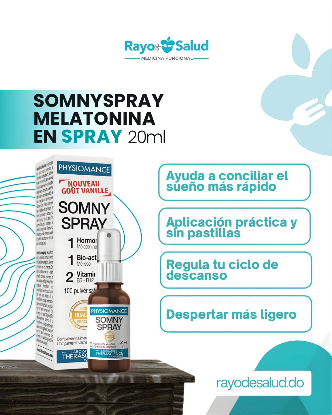 SomnySpray Melatonina en Spray 2 SomnySpray Melatonina en Spray - Imagen 2