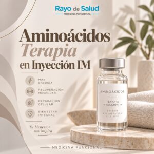 Aminoácidos Terapia en Inyección IM