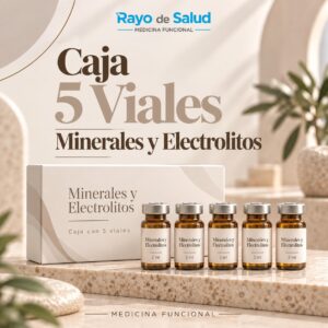Caja 5 viales Minerales y Electrolitos