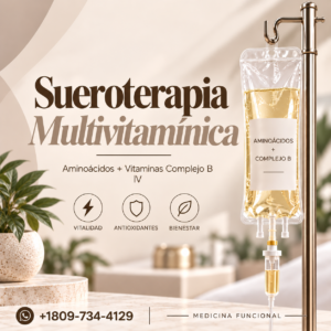 Suero Aminoácidos y Megadosis Vitaminas complejo B